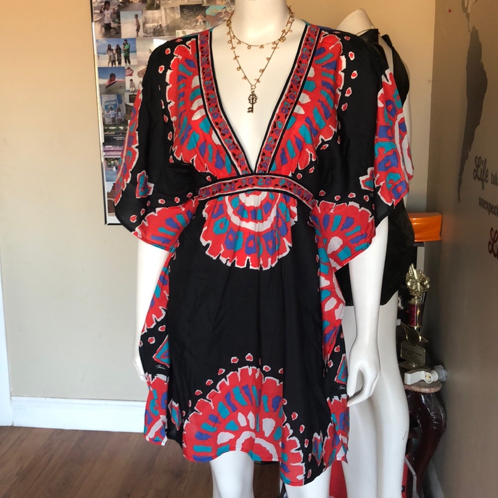 Trina Turk large swim coverup